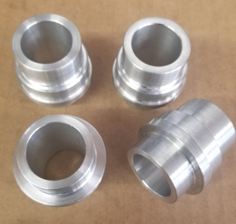 Custom axle / seal spacers for Motocross bike.